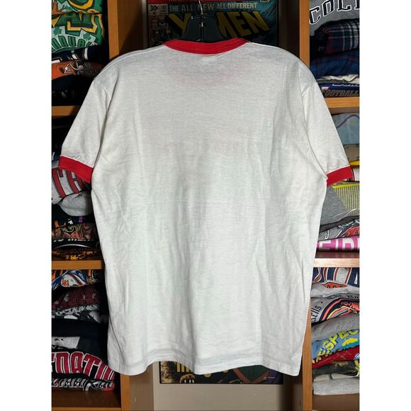 Vintage 80s Id Rather Be Flying Ringer Tee - Picture 4 of 5